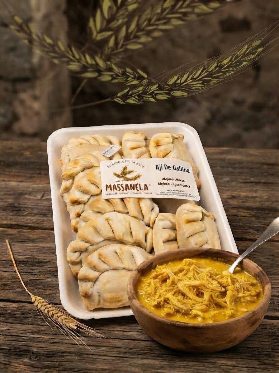 Empanadas de Cóctel Ají de Gallina – Empanadas de Cóctel Massanela