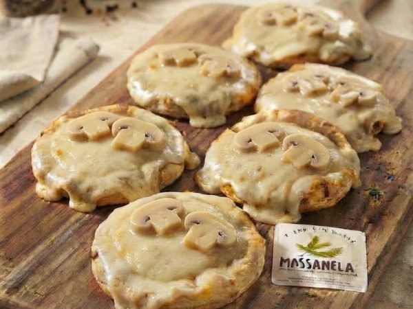 Pizzeta Queso Champiñón – Pizzetas Massanela